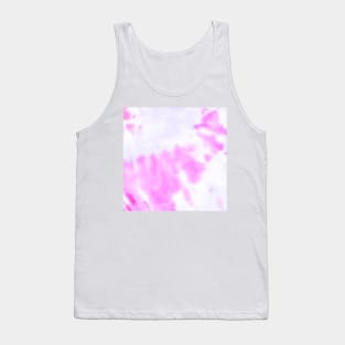 Tie Dye Candy Floss Pink Tank Top